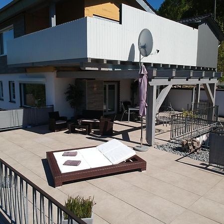 Seeblick-Ferienwohnung Im "Ferienhaus Agger-Blick" Mit Traumhafter Sonnen-Terrasse, Sauna, E-Kamin & Kajak Gummersbach Exteriér fotografie